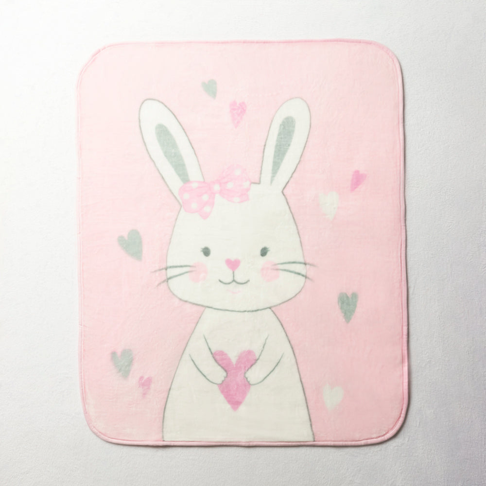 Love Bunny Blanket Pink