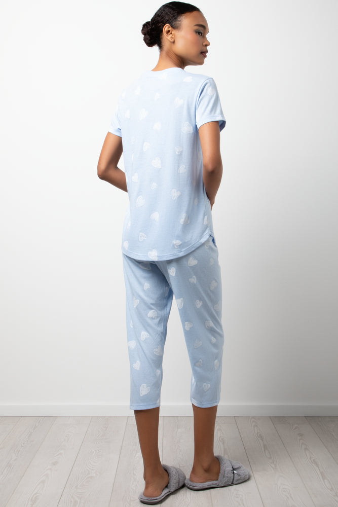 Heart Pyjamas Blue (2)