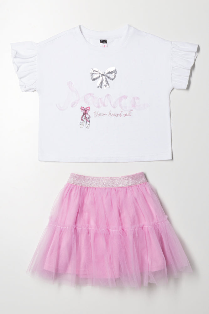 Dance Ballet Tutu Set Pink