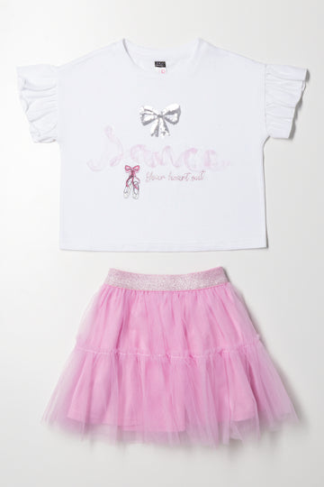 Dance Ballet Tutu Set Pink