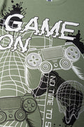 Gamer Short Sleeve Pyjamas Green (1)