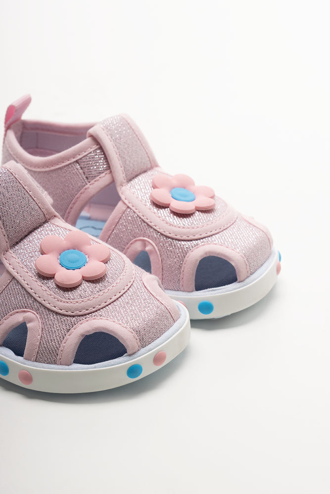 Flower Sandals Pink (2)