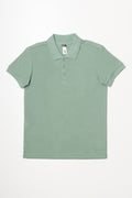 Plain Golfer With Textured Collar Fatique