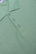 Plain Golfer With Textured Collar Fatique (1)