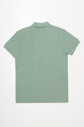 Plain Golfer With Textured Collar Fatique (2)