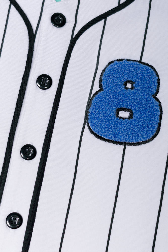 2 Piece Baseball Set Black And White