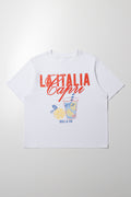 Regular Graphic Tshirt White