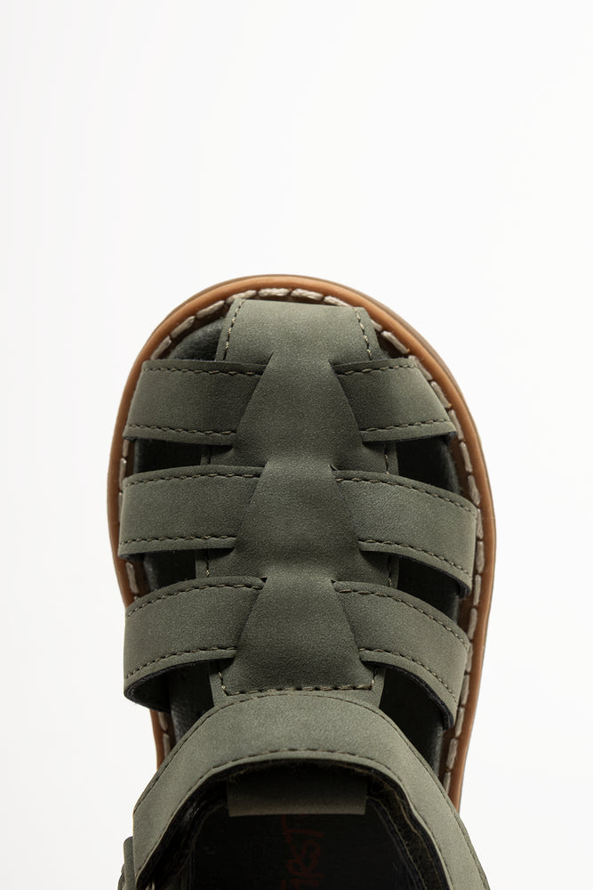 Caged Sandals Green (4)