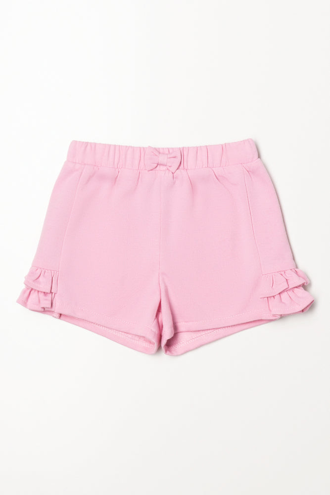 Knit Shorts Pink