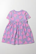 Strawberry Short Sleeve Dress Purple (2)