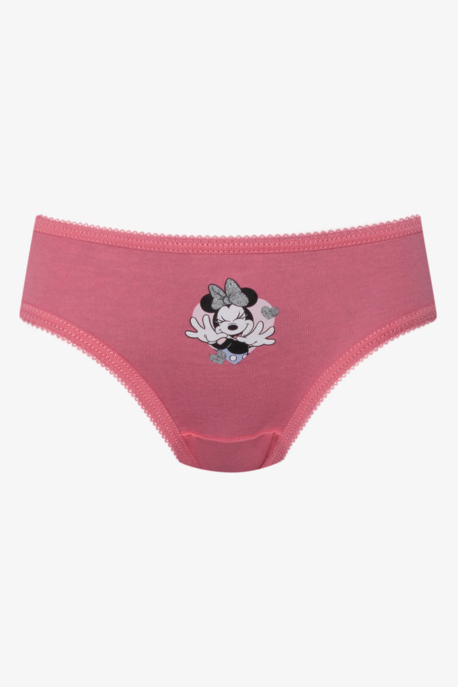 Minnie Mouse 3 Pack Bikini Panties Pink And Lilac (3)
