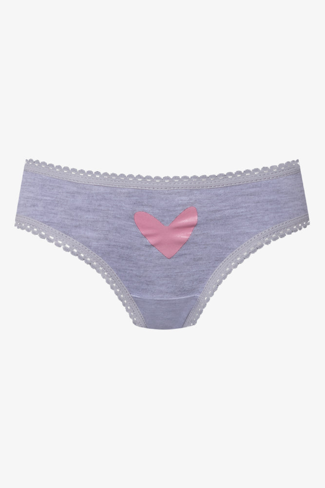3 Pack Bikini Panties Pink And Grey