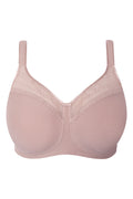 Cotton Wire Free Non Padded Bra Pink
