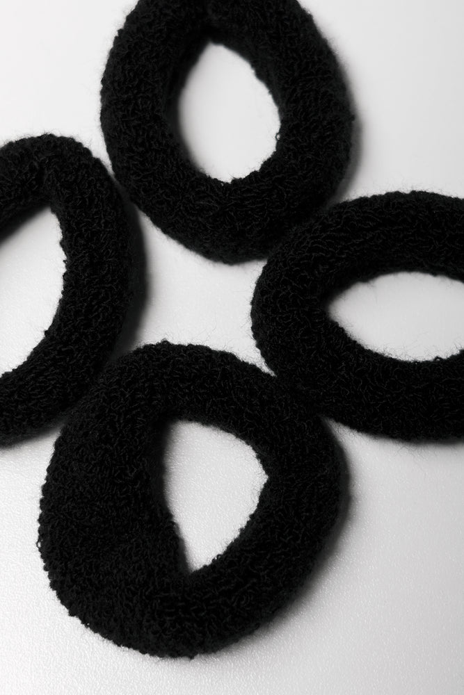 4 Pack Thick Hair Rings Black (1)