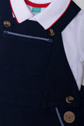 Golfer Dungaree Set Navy (1)