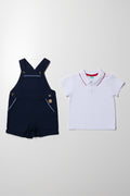 Golfer Dungaree Set Navy (2)