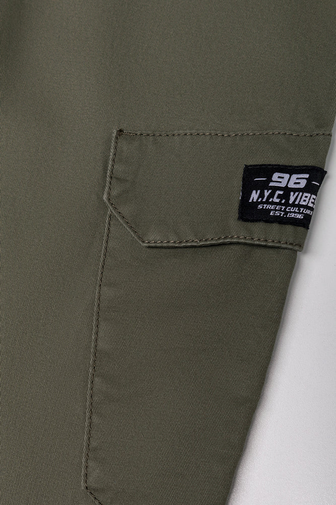 Cargo Jogger Pants Green