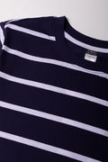 Short Sleeve Stripe T-Shirt Navy (1)