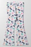 Bluey Rib Flare Leggings White (2)