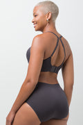 3 Pack Seam Free Panties Black Blue And Natural (2)