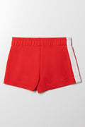 Knit Shorts Red (2)