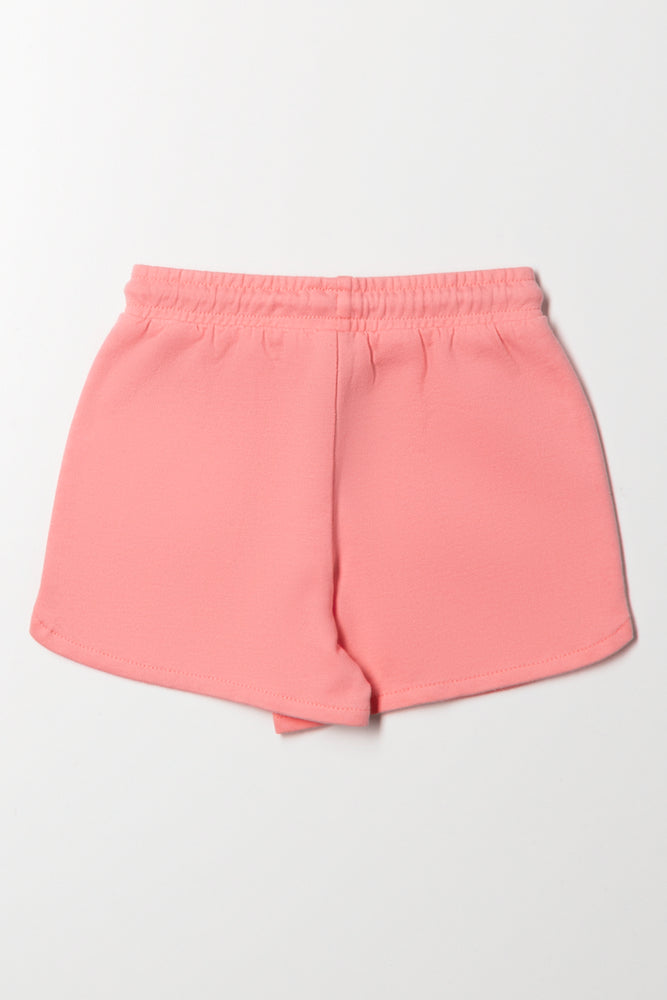 Fleece Shorts Pink (2)
