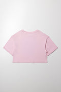 Stitch Boxy Crop Top Pink (2)