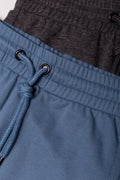 2 Pack Shorts Blue And Dark Grey (1)