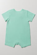 Giraffe Romper Green (2)