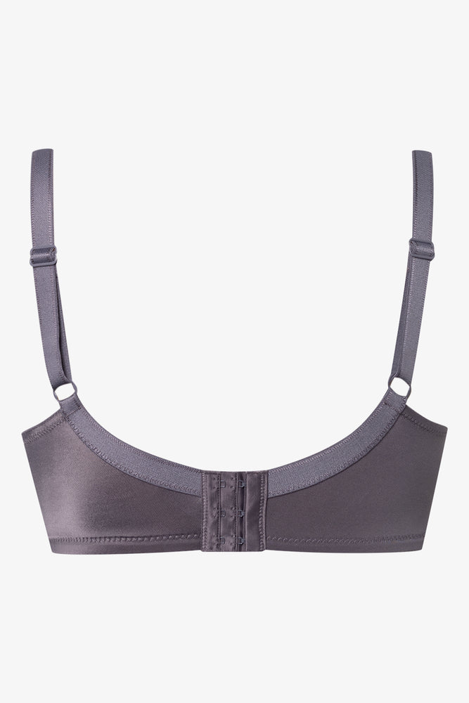 2 Pack Smooth Non Padded Wirefree Bra Grey And Green (3)