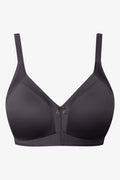 Plus Size 2 Pack Smooth Non Padded Wire Free Bra Grey And Green (1)