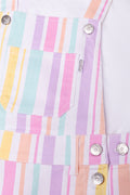 Stripe Skort Dungaree Multi (1)