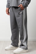Straight Leg Trackpants Grey (1)