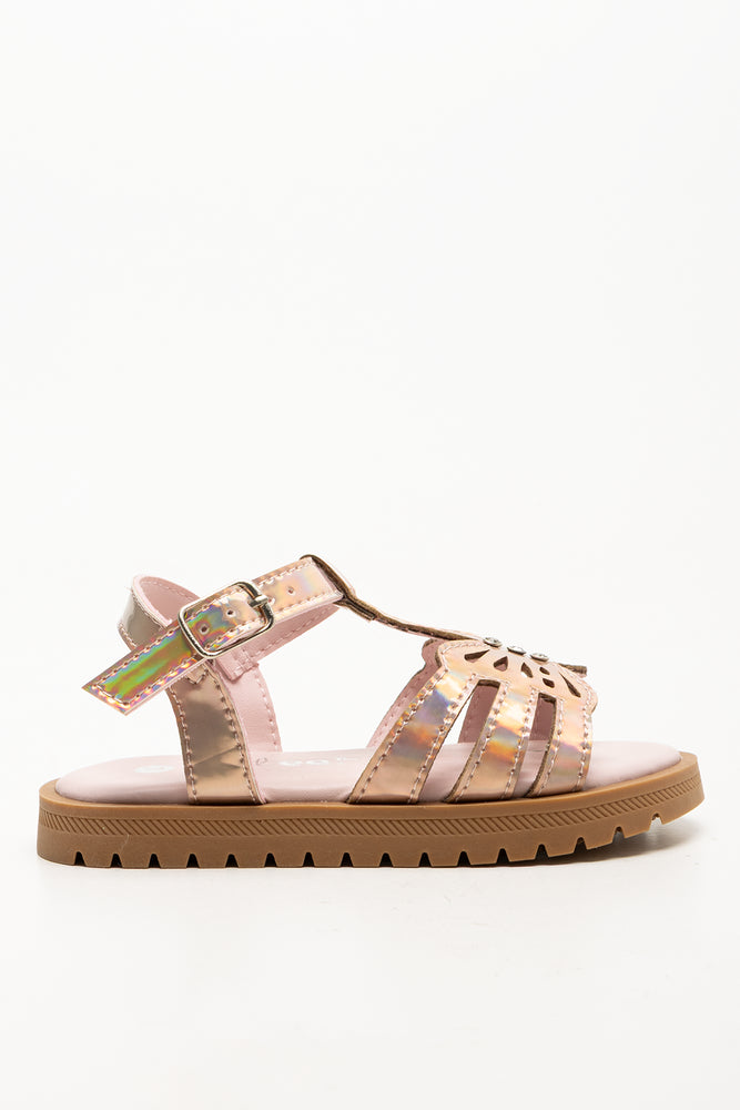 Buttferly Sandals Pink (1)