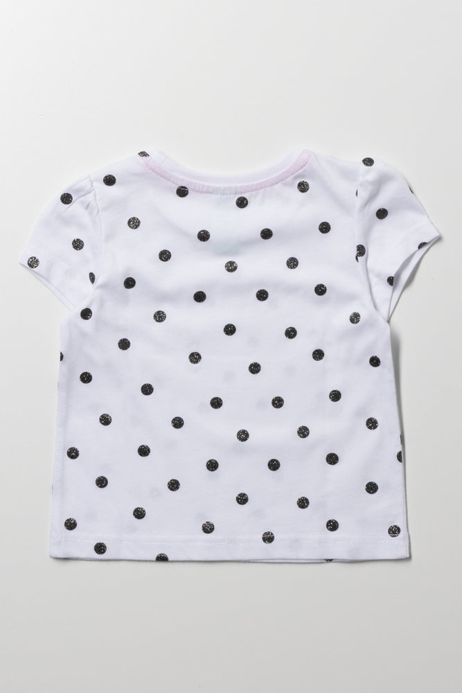 Puff Sleeves T-Shirt White (2)