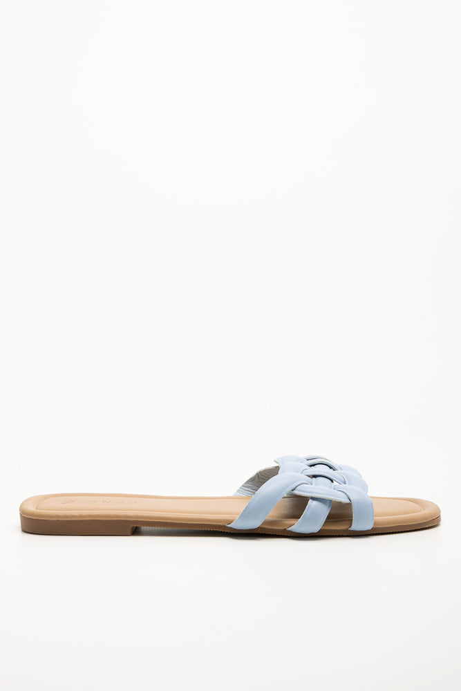 Mule Sandals Blue