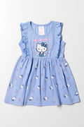 Hello Kitty Frill Dress Blue