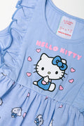 Hello Kitty Frill Dress Blue (1)