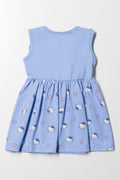 Hello Kitty Frill Dress Blue (2)
