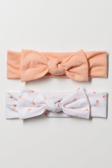 2 Pack Headbands Peach