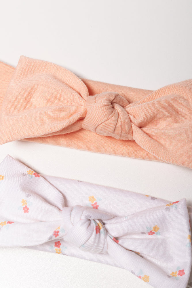 2 Pack Headbands Peach