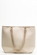 Embossed Tote Bag Natural