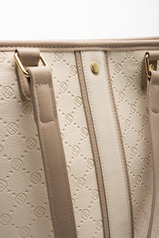 Embossed Tote Bag Natural (3)