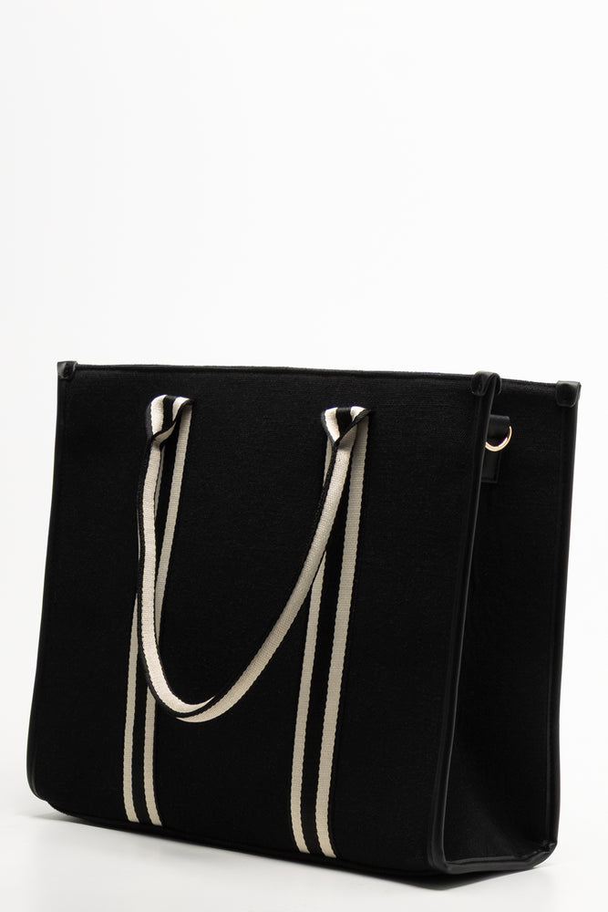 Square Tote Bag Black