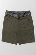 SHORTS CHINO WITH BELT FATIGUE