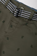 SHORTS CHINO WITH BELT FATIGUE (1)