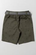 SHORTS CHINO WITH BELT FATIGUE (2)