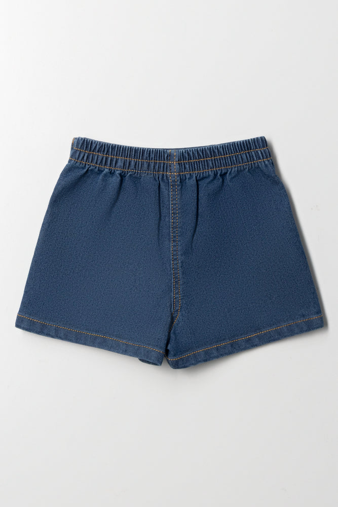 Denim Skort Blue (2)