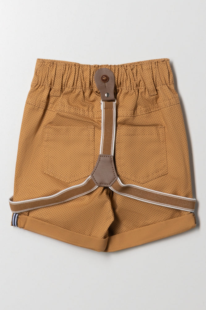 Chino Shorts With Braces Natural (2)