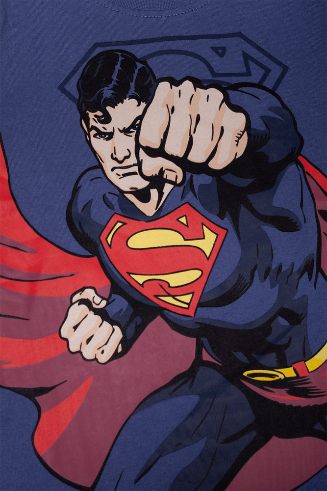 Superman Short Sleeve Pyjamas Navy (1)
